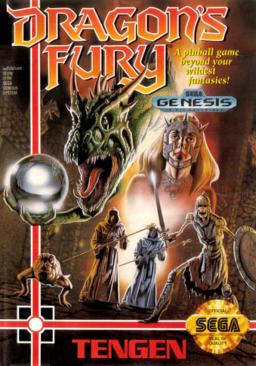 Dragon's Fury box art for Sega Genesis